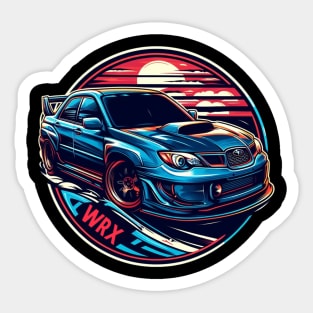 Subaru Impreza WRX Sunrise Graphic Sticker